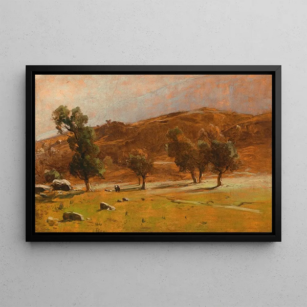A vast landscape - Ludwig Willroider — framed artwork on a wall