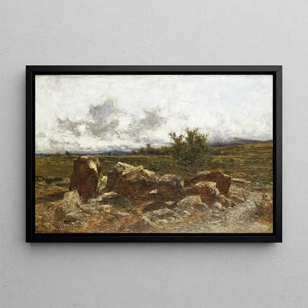 Storm Approaching - Ludwig Willroider — framed artwork on a wall