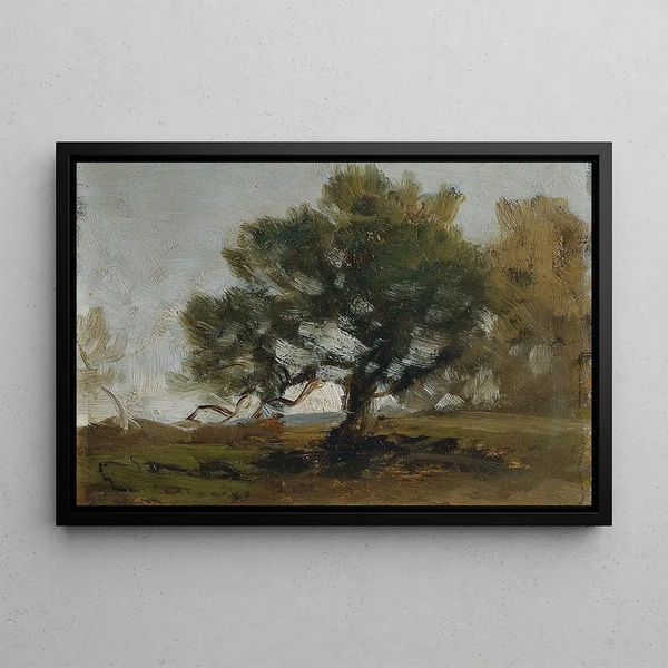 Landscape Painting - Ludwig Willroider — framed artwork on a wall