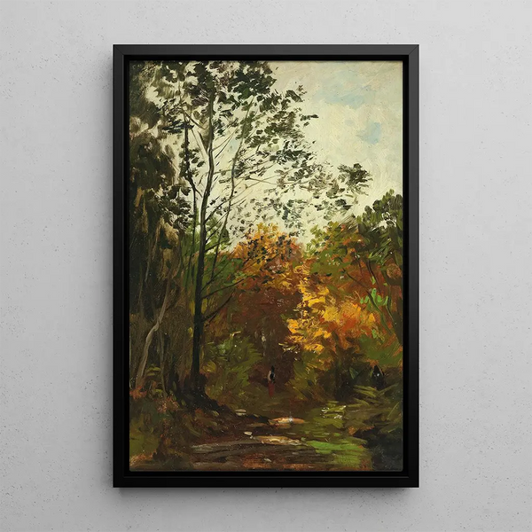Forest - Ludwig Willroider — framed artwork on a wall