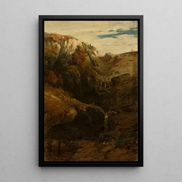 Cascade - Ludwig Willroider — framed artwork on a wall