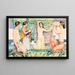Idylle arcadienne - Ludwig von Hofmann — framed artwork on a wall