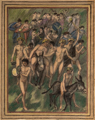 Ludwig von Hofmann - Bacchantenzug.webp