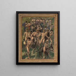 Ludwig von Hofmann - Bacchantenzug.webp
