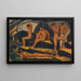 Boys bathing - Ludwig von Hofmann — framed artwork on a wall
