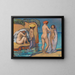 Summer Day Painting - Ludwig von Hofmann — framed artwork on a wall