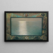 Large Sunset Painting - Ludwig von Hofmann — framed artwork on a wall