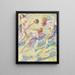 Dance Round Painting - Ludwig von Hofmann — framed artwork on a wall