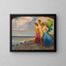 Spring Storm - Ludwig von Hofmann — framed artwork on a wall