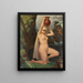 The water carrier - Ludwig von Hofmann — framed artwork on a wall