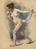 Dancer with Veil - Ludwig von Hofmann — artwork view