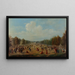 A game of jereed at Kathane - Luigi Acquarone — framed artwork on a wall
