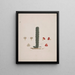 Euphorbia abyssinica J. F. Gmel. Ethiopian tree-like euphorbia - Luigi Balugani — framed artwork on a wall