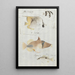 Four Fish - Luigi Balugani — framed artwork on a wall