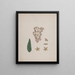 Hagenia abyssinica Bruce J. F. Gmel. - Luigi Balugani — framed artwork on a wall