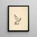 Uraeginthus bengals - Luigi Balugani — framed artwork on a wall