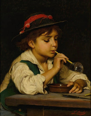 Luigi Bechi - Blowing Bubbles.webp