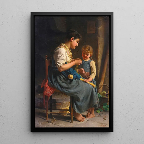 Tissage - Luigi Bechi — framed artwork on a wall