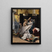 Les joies maternelles - Luigi Busi — framed artwork on a wall
