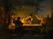 Scene of the evening in a Roman Osteria - Luigi Fioroni — artwork view