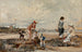 At the seaside - Luigi Loir — artwork view