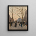 La Place de la République Paris - Luigi Loir — framed artwork on a wall