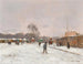 La Première neige d'hiver - Luigi Loir — artwork view