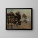 La guinguette au bord de la Seine - Luigi Loir — framed artwork on a wall