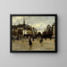 Le boulevard du Palais vu de la place Saint-Michel - Luigi Loir — framed artwork on a wall