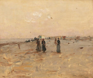 on the beach - Luigi Loir — artwork view