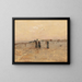 on the beach - Luigi Loir — framed artwork on a wall