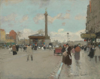 Place de la Bastille, Paris - Luigi Loir — artwork view