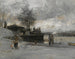 Quai au bord de la Seine, Paris - Luigi Loir — artwork view