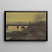 The Pont de l'Alma at dusk - Luigi Loir — framed artwork on a wall