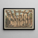 an Old Cistern in Val di Noto - Luigi Mayer — framed artwork on a wall