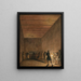 Arab men discovering an ancient tomb - Luigi Mayer — framed artwork on a wall