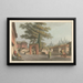 Caravansérail at Kustchiuk Czemege - Luigi Mayer — framed artwork on a wall