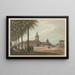 Entrance of the Sainte-Marie Convent - Luigi Mayer — framed artwork on a wall