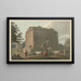 Monument entre Tripoli et Tortosa - Luigi Mayer — framed artwork on a wall