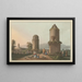 Monuments near Tortosa, Plate II - Luigi Mayer — framed artwork on a wall
