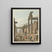 Mosque of Latachia Plate II - Luigi Mayer — framed artwork on a wall