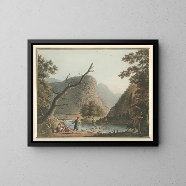 Mont Balkan - Luigi Mayer — framed artwork on a wall