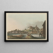 Palais à Bucarest - Luigi Mayer — framed artwork on a wall