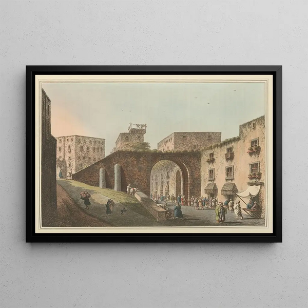 Partie de Jérusalem - Luigi Mayer — framed artwork on a wall