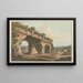 Partie de la Grande Galerie du Temple de Diane - Luigi Mayer — framed artwork on a wall