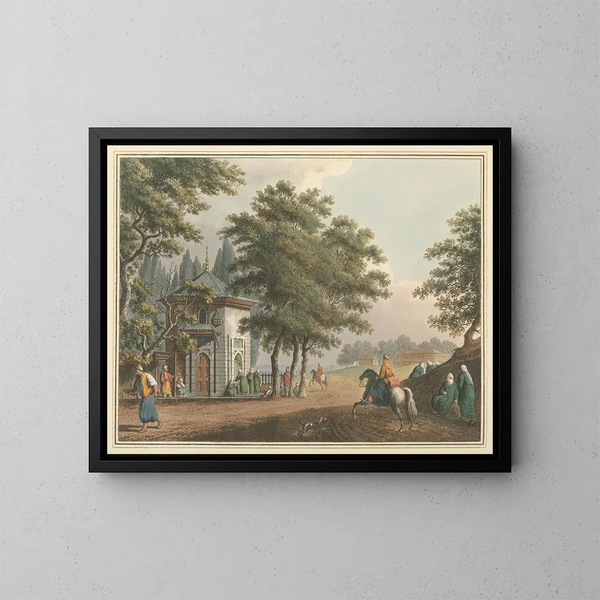 Pera - Luigi Mayer — framed artwork on a wall