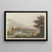 Large Bridge Painting - Luigi Mayer — framed artwork on a wall
