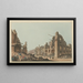 Ruins caused by the earthquake in Messina - Luigi Mayer — framed artwork on a wall