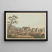 Ruins of the Temple of Diana at Ephesus - Luigi Mayer — framed artwork on a wall