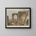 The Main Street of Bethlehem - Luigi Mayer — framed artwork on a wall